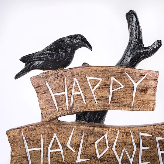3ft. Halloween Tree with Sign